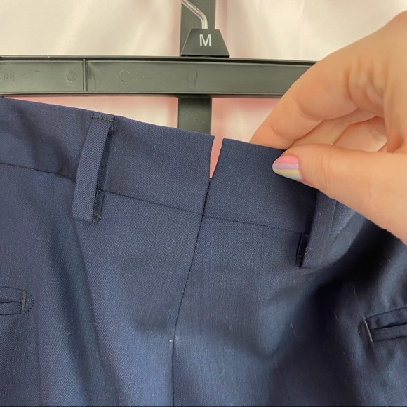 Versace Collection Navy Blue Men's Wool Dress Pants, size 54 - Picture 5 of 7